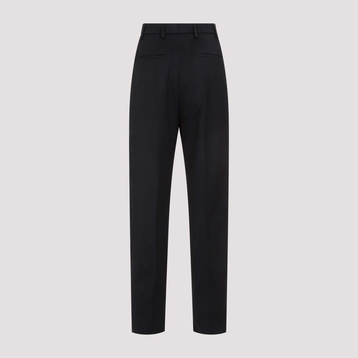 PRADA Black Wool Trousers for Women (SS24)
