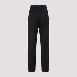 Black Wool Trousers for Women (SS24)