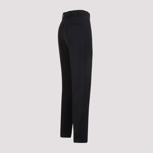 PRADA Black Wool Trousers for Women (SS24)