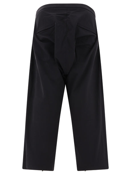 Men's Black Relaxed Fit Trousers for FW23 by ACRONYM