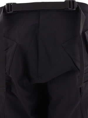 男士黑色ACRONYM FW23鬆身長褲