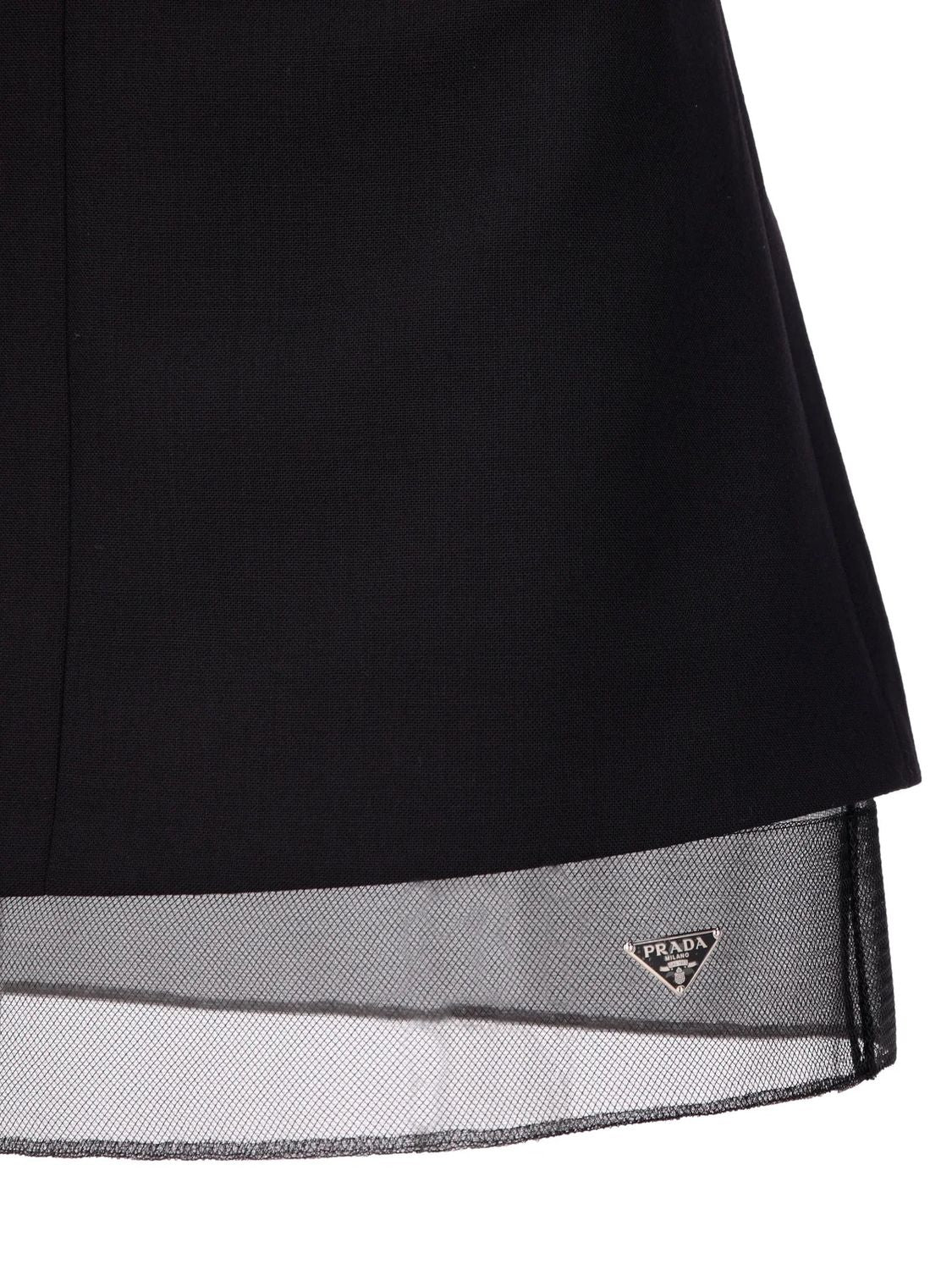 فستان صوف أسود للنساء - مجموعة SS24