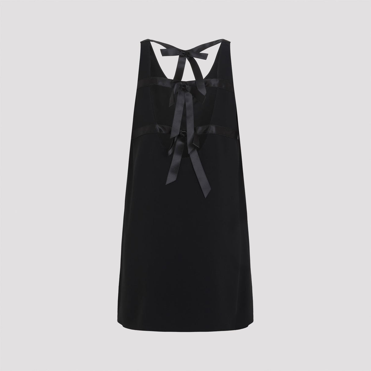 PRADA Elegant Midi Dress with Luxurious Acetate Blend