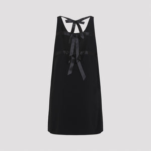 PRADA Elegant Midi Dress with Luxurious Acetate Blend