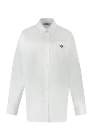 PRADA Long Sleeve Cotton Shirt for Women