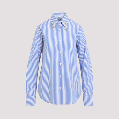 PRADA Striped Cotton Shirt for Women