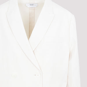 PRADA SS23 Women's Nude Cotton Jacket