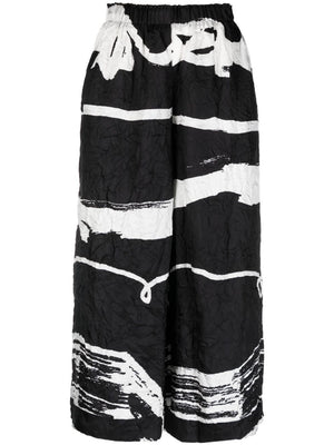 DANIELA GREGIS Versatile 23FW Black Palazzo Pants for Women