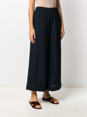 DANIELA GREGIS High-Rise Wide-Leg Wool Trousers