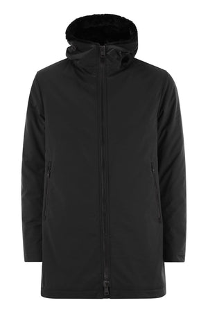 HERNO Sleek Hooded Water-Resistant Parka