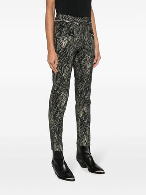 ISABEL MARANT Trendy Faded Black Women's Pants - FW23 Collection