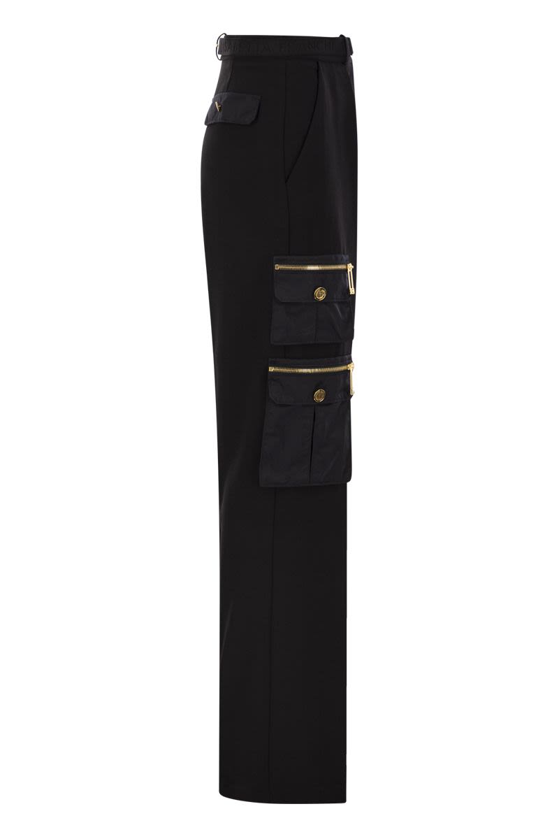 ELISABETTA FRANCHI Cargo Pants with Belt for Women