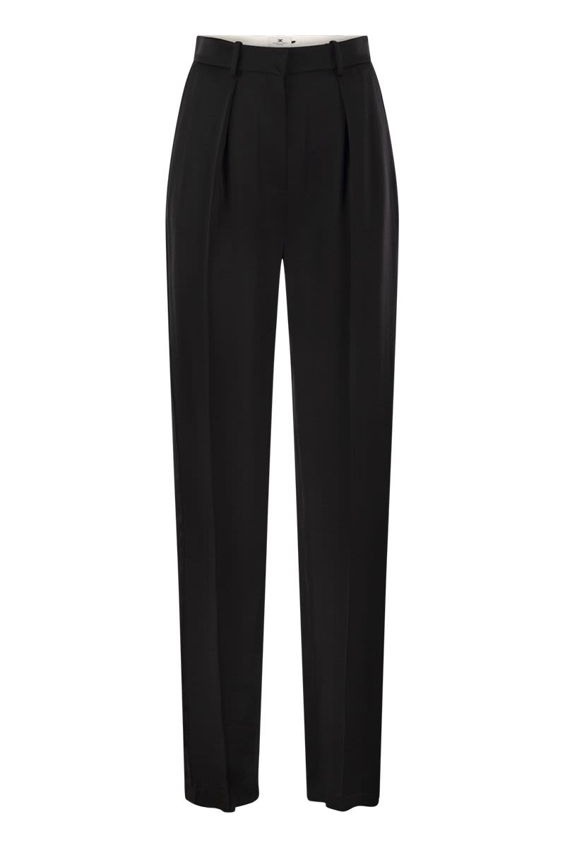 ELISABETTA FRANCHI Chic Straight-Leg Pants for Women