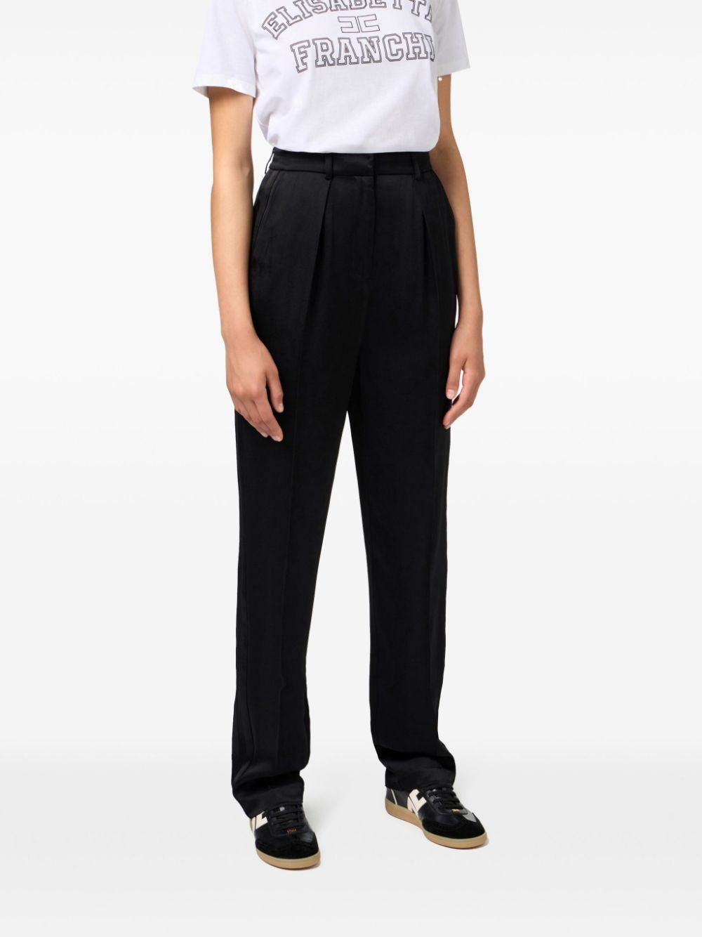 ELISABETTA FRANCHI Sophisticated Tapered Trousers for Women