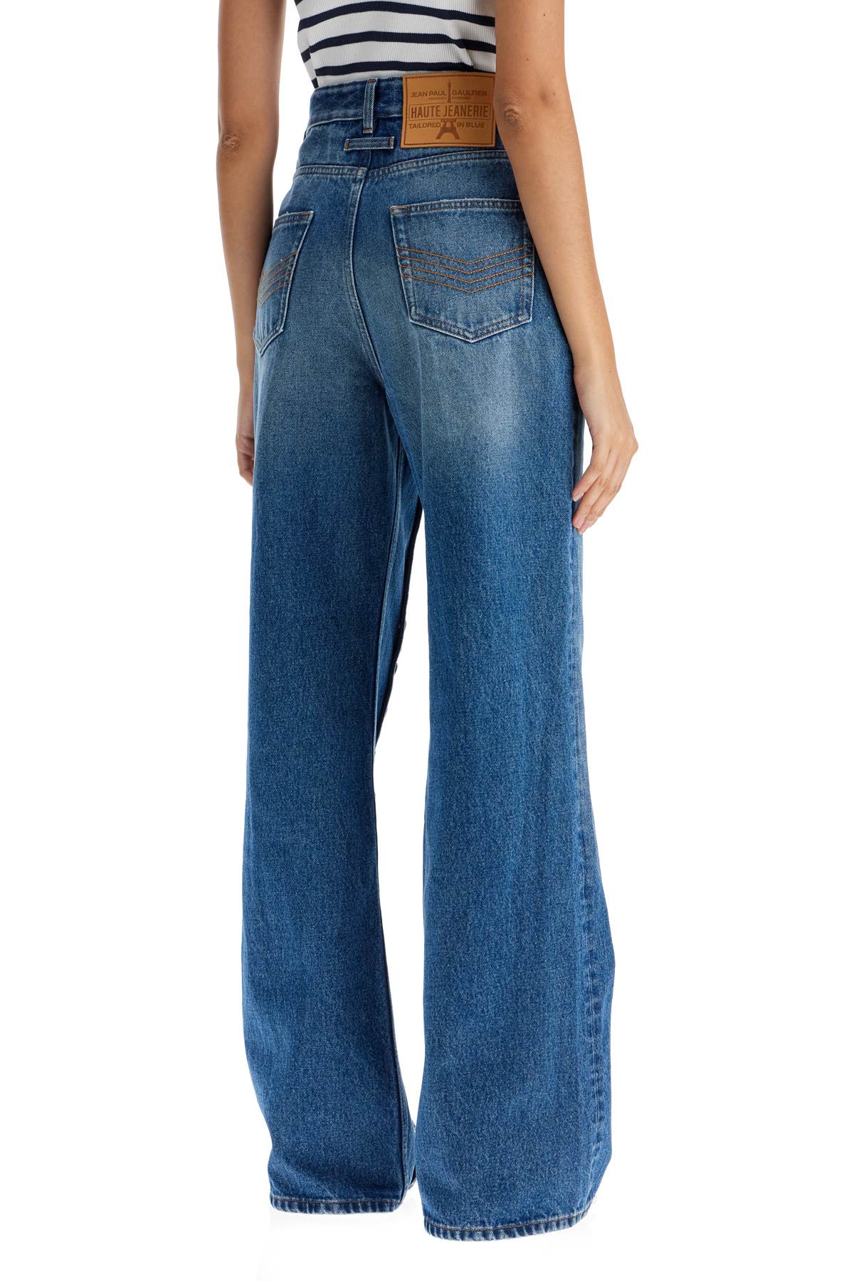 JEAN PAUL GAULTIER High-End Denim High-Waist Jeans