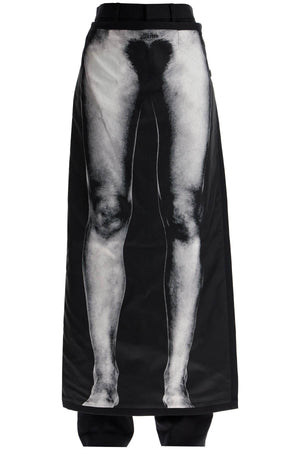 JEAN PAUL GAULTIER Woolen Body Illusion Pants - Size FR 36