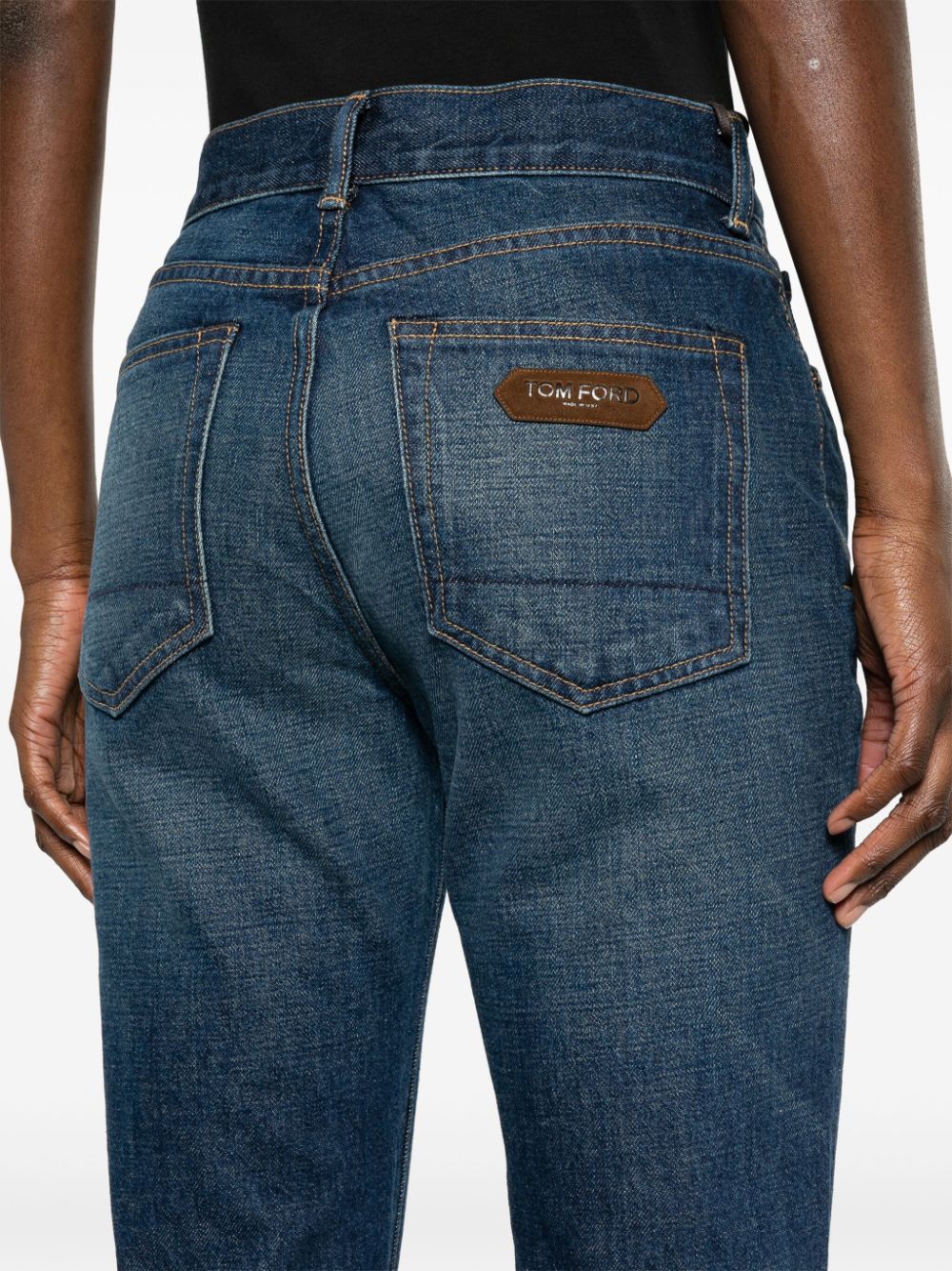 TOM FORD Blue Denim Jeans for Women - 24SS Collection