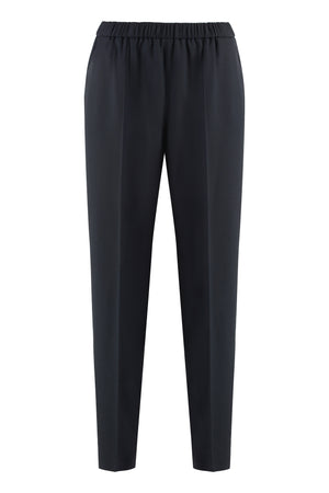 FABIANA FILIPPI Elegant Wool-Blend Trousers with Side Pockets