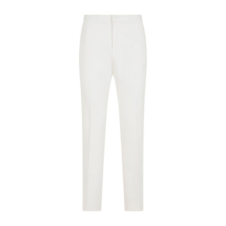 FABIANA FILIPPI Elegant Slim-Fit White Trousers