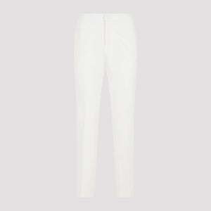 FABIANA FILIPPI Elegant Slim-Fit White Trousers