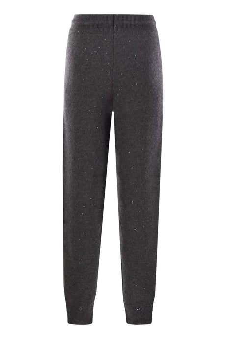 FABIANA FILIPPI Sequined Jogging Trousers for Women - FW24