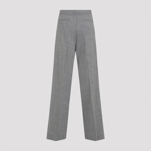 FABIANA FILIPPI Wide Leg Wool Blend Pants for Women