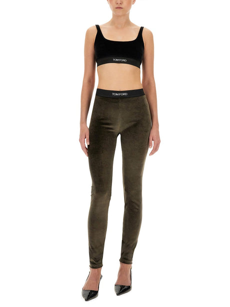 TOM FORD Luxury Logo Leggings - Size S