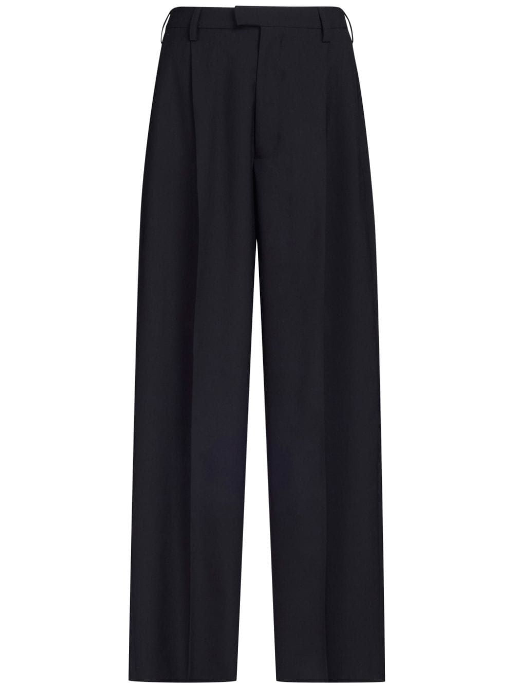 Women's Black Wool Pants for FW23 Collection