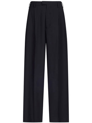 Women's Black Wool Pants for FW23 Collection