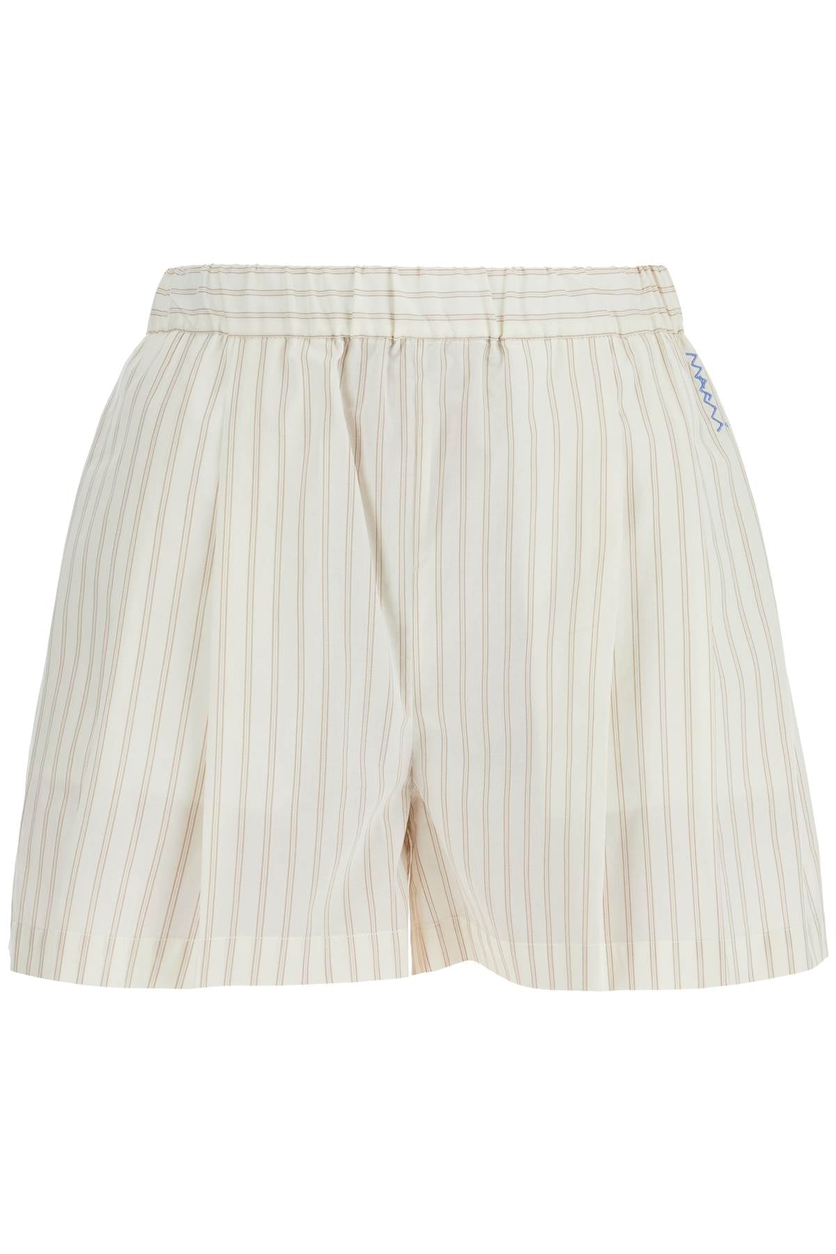 MARNI Pleated Pinstripe Shorts for Women - Size IT 38