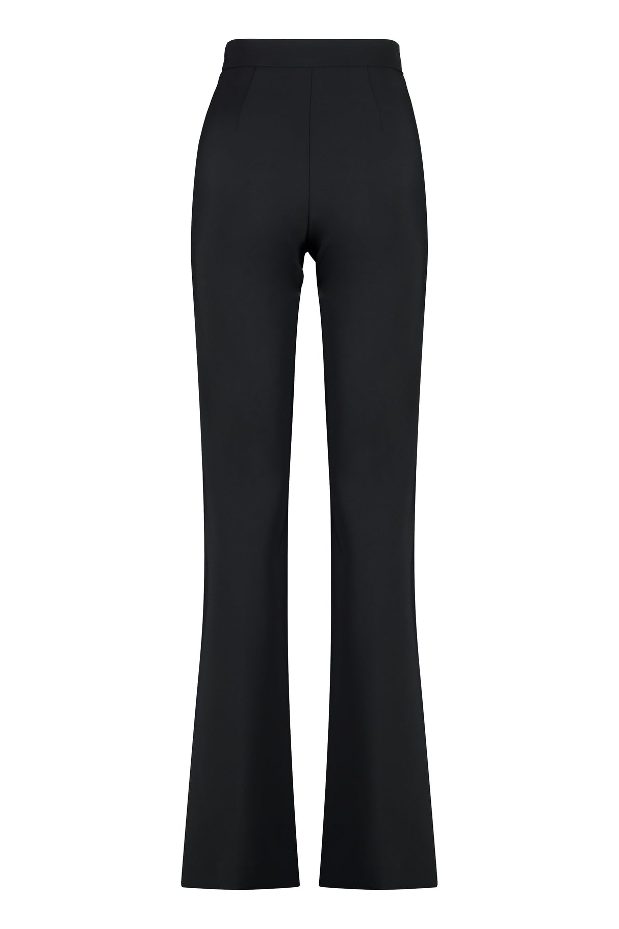 ELISABETTA FRANCHI Chic Black Pants with Belt Detail