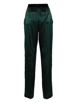 TOM FORD Luxurious Silk Satin Palazzo Pants for Women