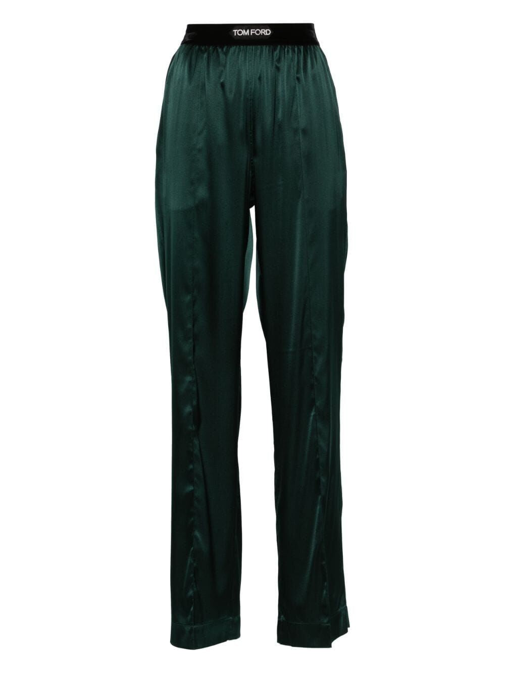 TOM FORD Luxurious Silk Satin Palazzo Pants for Women