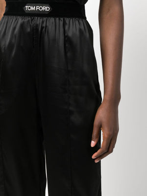 TOM FORD Elegant Satin Silk Pajama Pants