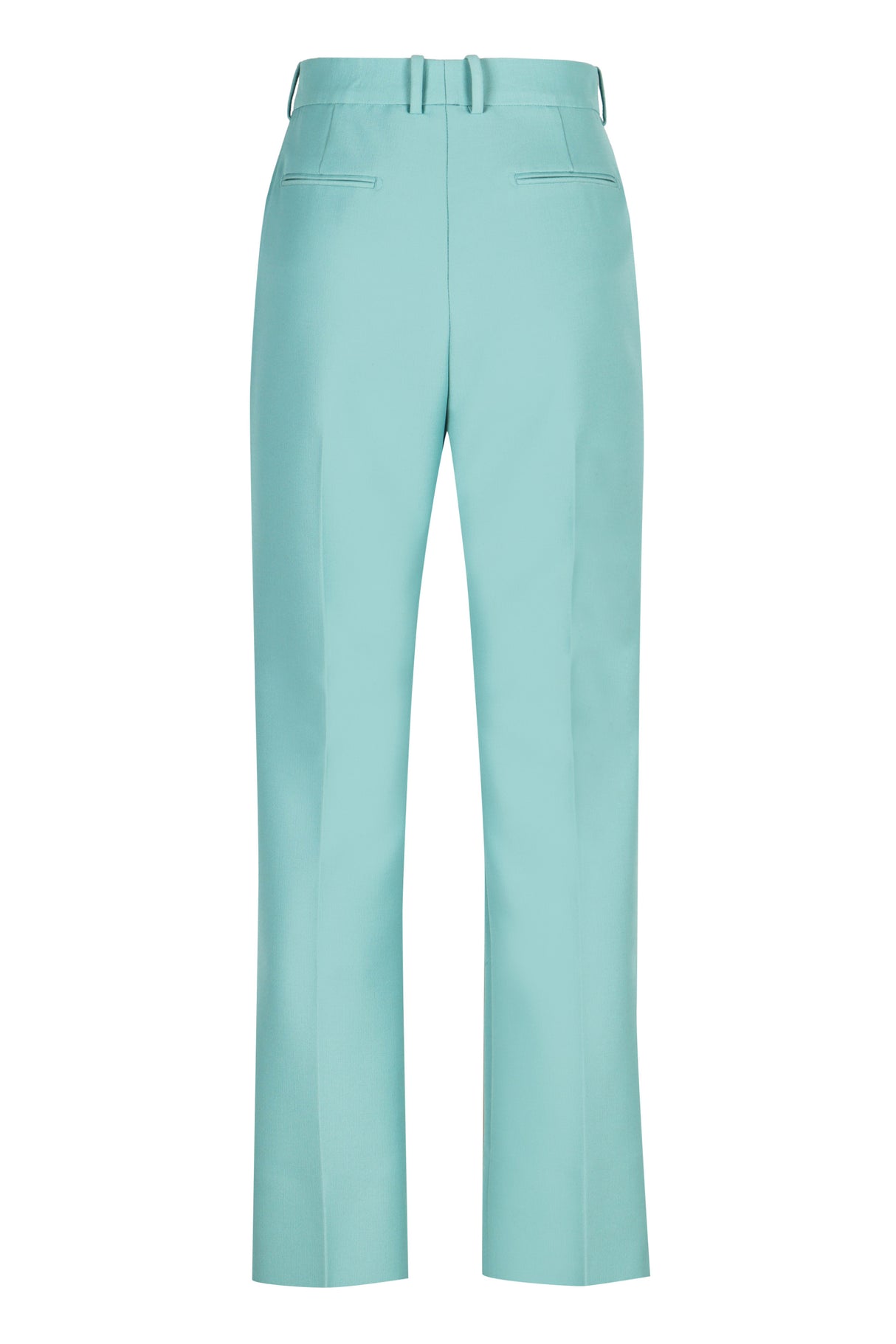 TOM FORD Light Blue Wool Trousers for Women - SS24 Collection