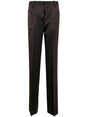 TOM FORD Elegant Silk and Wool Twill Boot Cut Pants for Women