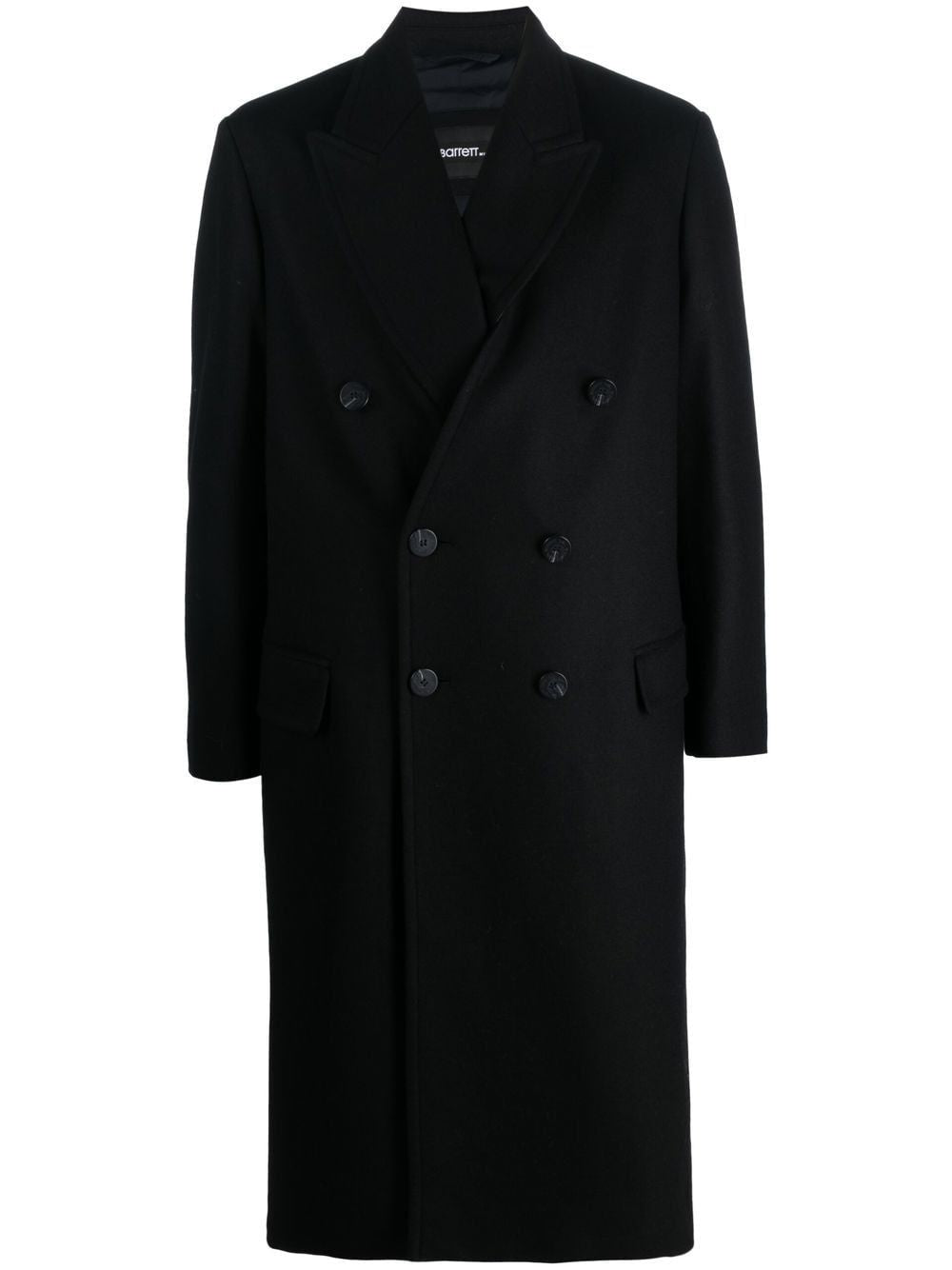 NEIL BARRETT Luxury Bi-Fabrication Double Layer Men's Coat