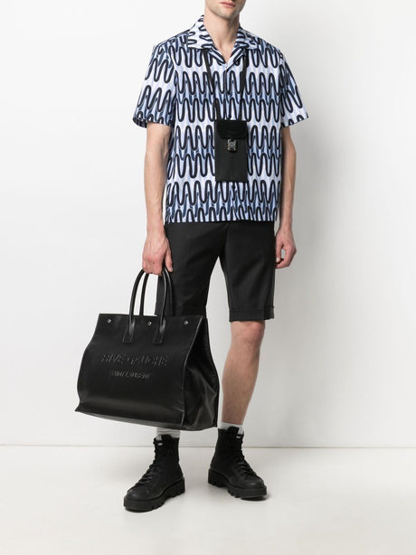 NEIL BARRETT Men's Soft Fabric Shirt for SS21 Collection