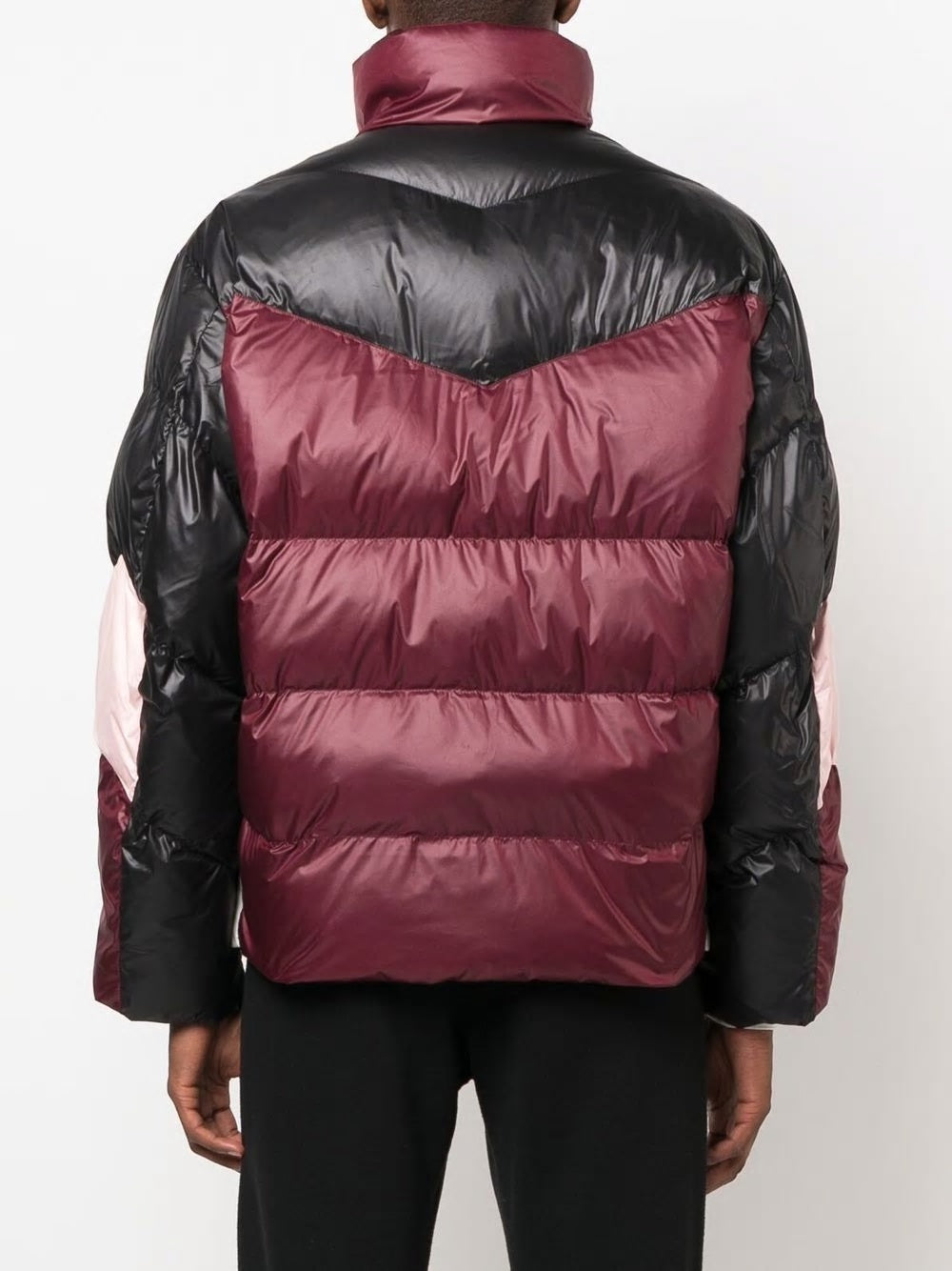 Men's Modernist Padded Puffer Jacket - Blush/Black