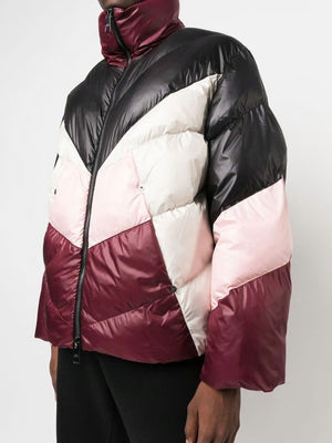 Men's Modernist Padded Puffer Jacket - Blush/Black