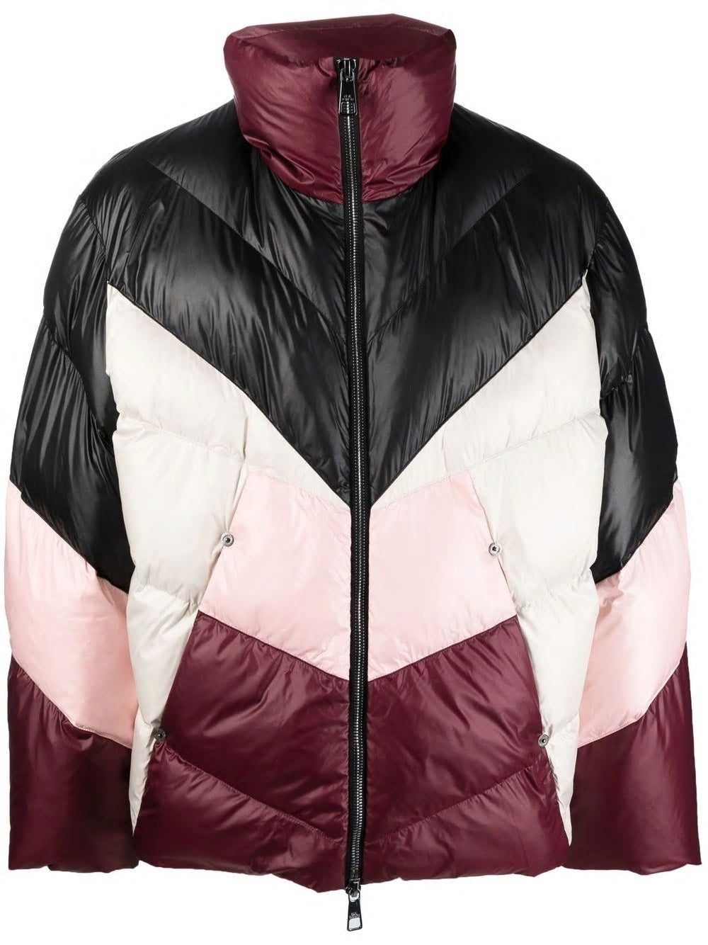 Men's Modernist Padded Puffer Jacket - Blush/Black