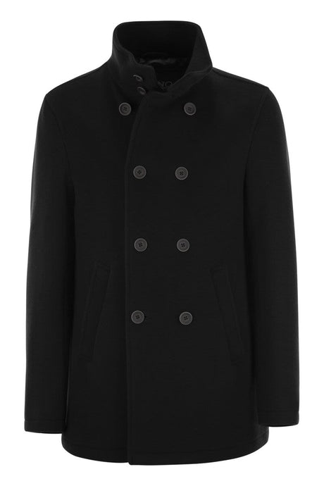 HERNO Men's Virgin Wool Peacoat