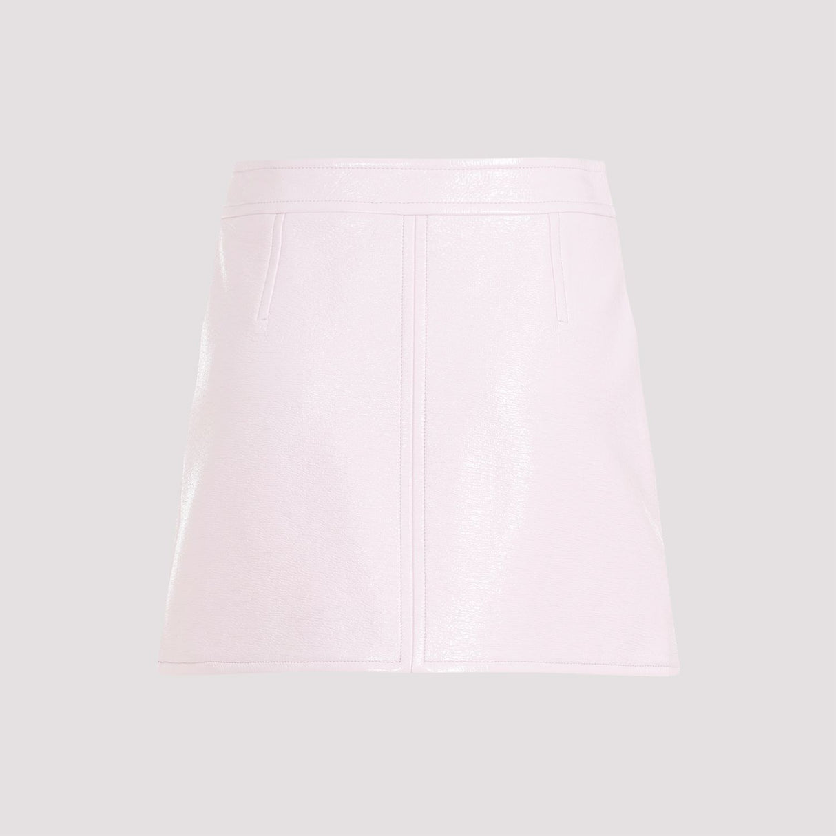 Black Cotton Mini Skirt for Women - SS24 Collection