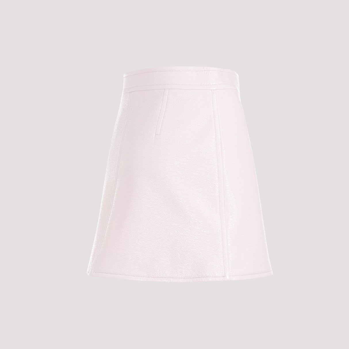 Black Cotton Mini Skirt for Women - SS24 Collection