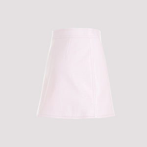 Black Cotton Mini Skirt for Women - SS24 Collection