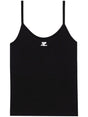 COURREGÈS Fitted Rib Knit Tank Top - XS