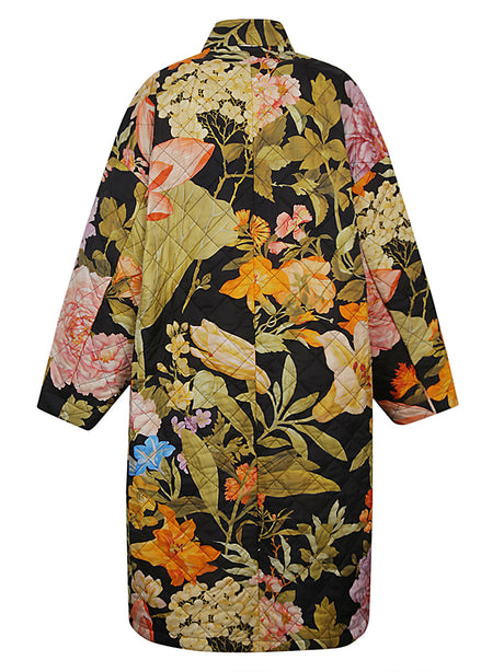 Floral Print Oversized Jacket for Women - FW23 Collection