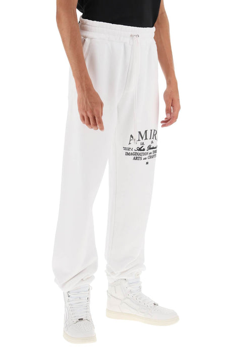 Arts District Joggers for Men - White Cotton French Terry - FW23 Collection