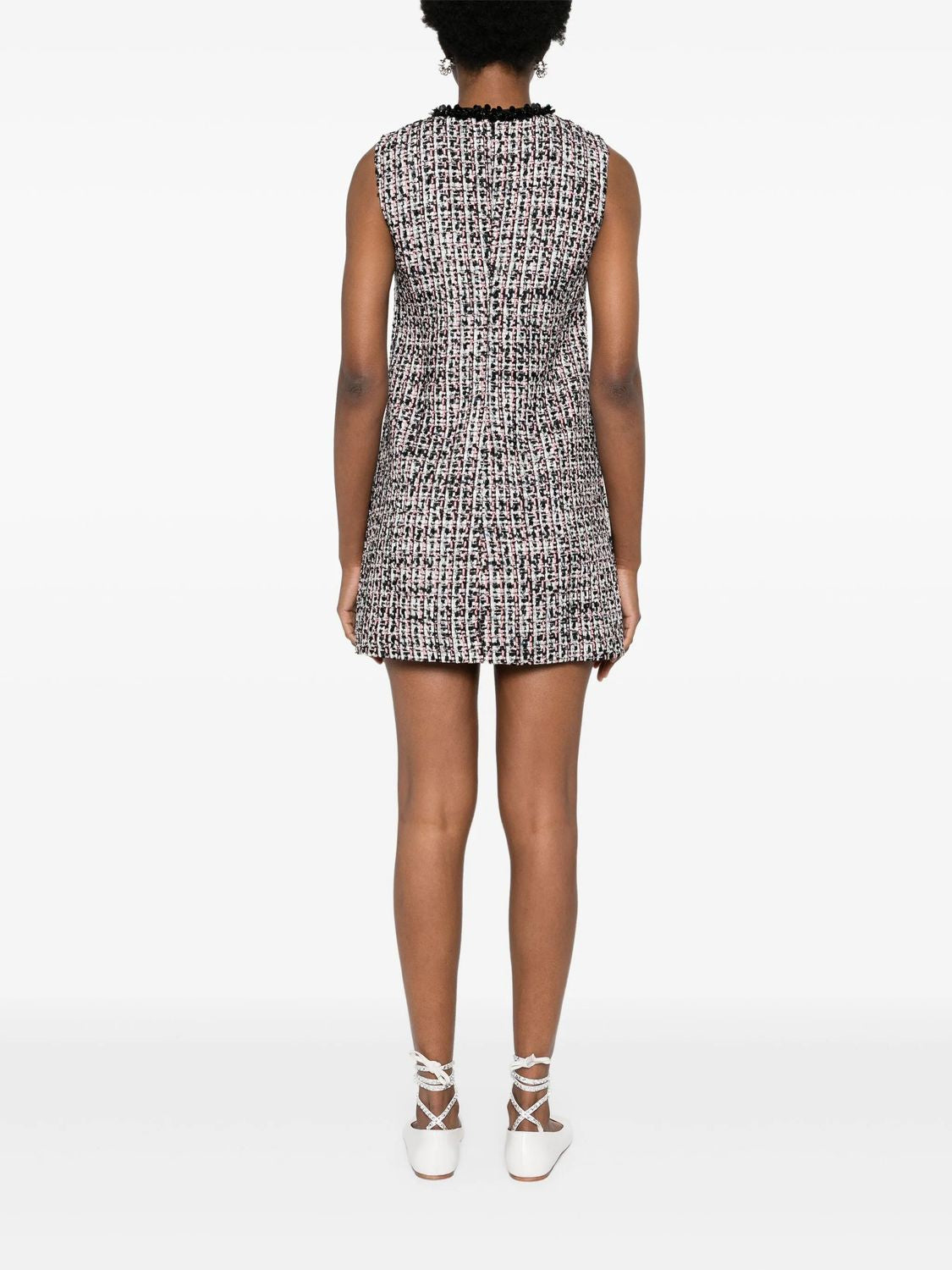 SELF-PORTRAIT Paillette-Embellished Bouclé Mini Dress