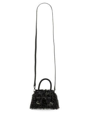 SELF-PORTRAIT Mini Crystal Micro Handbag